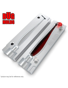 Fishing soft bait mold RatShad 2 inch model ID V188 from Bugmolds 2