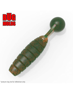 Fishing soft bait mold O-Go 1,5 inch model ID V240 from Bugmolds