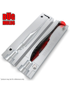 Fishing soft bait mold Whiz 3 inch model ID V345 from Bugmolds 2