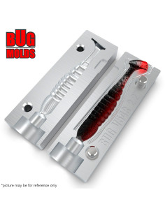 Fishing soft bait mold TTShad 2,2 inch model ID V548 from Bugmolds 2