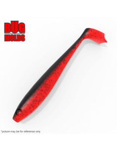 Fishing soft bait mold DuckfinShad 5,5 inch model ID V590 from Bugmolds