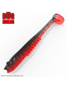 Fishing soft bait mold NewNanoMinnow 2,2 inch model ID V858 from Bugmolds