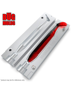 Fishing soft bait mold ComodoShad 4,3 inch model ID V897 from Bugmolds 2