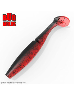 Fishing soft bait mold One'UpShad 1,5 inch model ID V973 from Bugmolds
