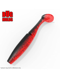 Fishing soft bait mold EZ Swimmer 3 inch model ID V998 from Bugmolds