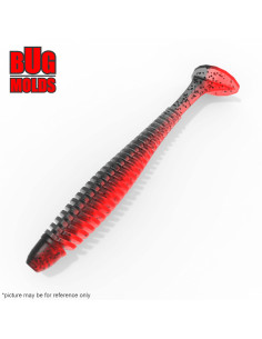 Fishing soft bait mold Ninja 2,5 inch model ID V1059 from Bugmolds