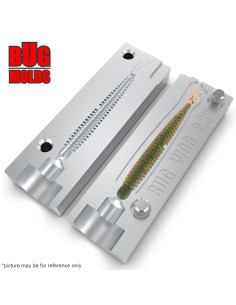 Fishing soft bait mold LiveImpact 2,4 inch model ID W08 from Bugmolds 2