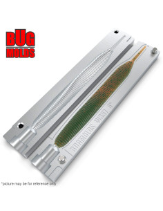 Fishing soft bait mold SexyImpact 4,8 inch model ID W115 from Bugmolds 2