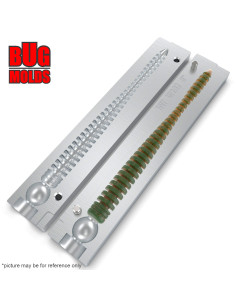 Fishing soft bait mold CruelLeech 5 inch model ID W238 from Bugmolds 2
