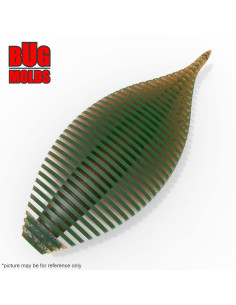 Fishing soft bait mold BellowsGill 5,8 inch model ID W660 from Bugmolds