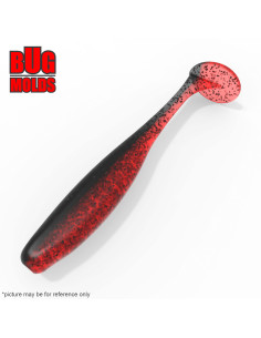 Fishing soft bait mold SuicideShad 4 inch model ID V810 from Bugmolds