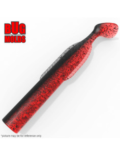 Fishing soft bait mold HappyEel 3,1 inch model ID V1090 from Bugmolds