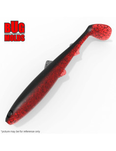 Fishing soft bait mold BullTeez 6,4 inch model ID V1093 from Bugmolds