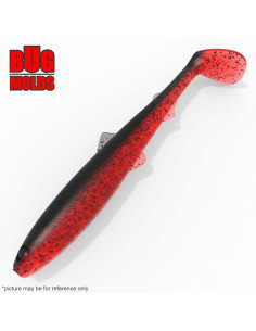 Fishing soft bait mold BullTeez 4 inch model ID V1094 from Bugmolds