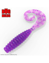 Fishing soft bait mold CurlyGrub 0,8 inch model ID T107 from Bugmolds