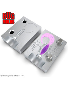 Fishing soft bait mold Jilt 0,9 inch model ID T209 from Bugmolds 2