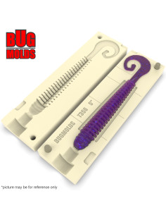 Fishing soft bait mold Saturn 5 inch model ID T356 from Bugmolds 2