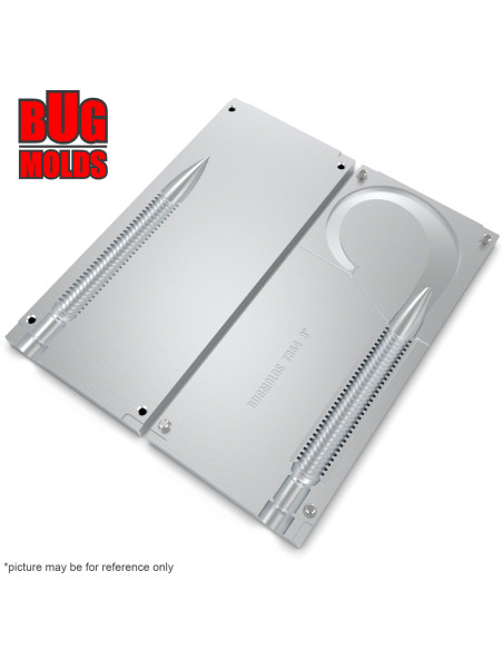 Fishing soft bait mold SwimmingWorm 8 inch model ID T364 from Bugmolds