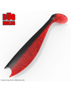Fishing soft bait mold Madshad 5,2 inch model ID V1015 from Bugmolds
