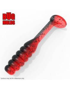 Fishing soft bait mold Slabalicious 3 inch model ID V1046 from Bugmolds