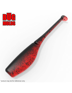 Fishing soft bait mold IttyBitSwimr 4 inch model ID V1051 from Bugmolds