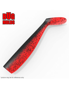 Fishing soft bait mold VJ 3,3 inch model ID V1056 from Bugmolds