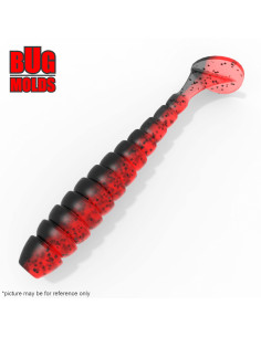 Fishing soft bait mold ExoSwim 3,25 inch model ID V1062 from Bugmolds