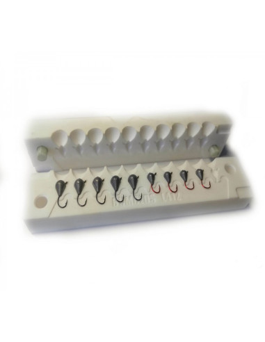 Stone CNC Mold Ice Jig Pelkie Ice Jig 0,44-0,88g 10-cav: 0,44-0,44-0,44-0,44-0,44-0,88-0,88-0,88-0,88-0,89g ID IJ412_10si