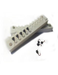 Stone CNC Mold Ice Jig Pelkie Ice Jig 0,44-0,88g 10-cav: 0,44-0,44-0,44-0,44-0,44-0,88-0,88-0,88-0,88-0,89g ID IJ412_10si 2