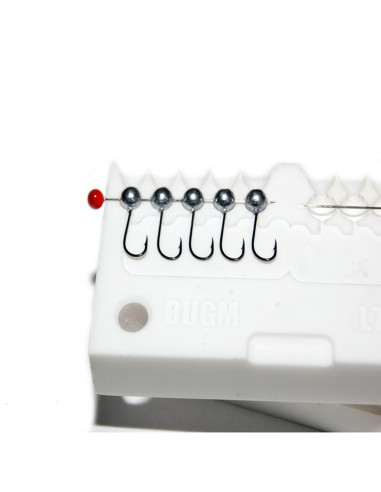 Stone CNC Mold Ice Jig Head Ball 0,4-0,8g 10-cav: 0,4-0,4-0,4-0,4-0,4-0,8-0,8-0,8-0,8-0,8g ID IJ746_10si