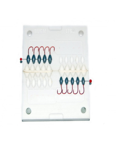 Stone CNC Mold Ice Jig Head Ball 0,4-0,8g 10-cav: 0,4-0,4-0,4-0,4-0,4-0,8-0,8-0,8-0,8-0,8g ID IJ746_10si