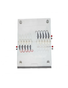 Stone CNC Mold Ice Jig Banana Shape 0,5-0,8g 10-cav: 0,5-0,5-0,5-0,5-0,5-0,8-0,8-0,8-0,8-0,8g ID IJ764_10si 2