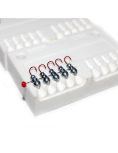 Stone CNC Mold Ice Jig Snowman 0,5-0,8g 10-cav: 0,5-0,5-0,5-0,5-0,5-0,8-0,8-0,8-0,8-0,8g ID IJ762_10si 2