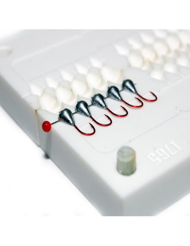 Stone CNC Mold Ice Jig Pelkie Ice Jig 0,5-0,8g 10-cav: 0,5-0,5-0,5-0,5-0,5-0,8-0,8-0,8-0,8-0,8g ID IJ765_10si