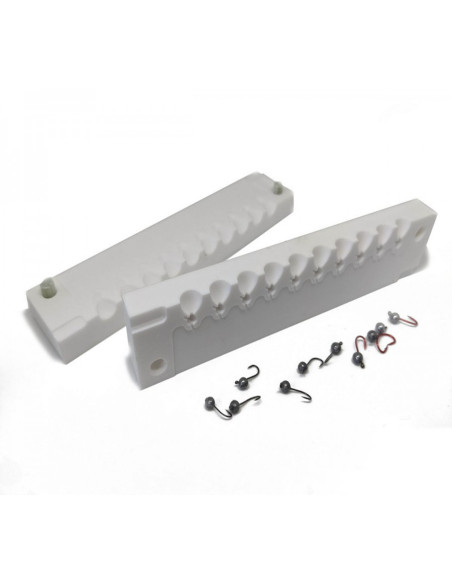 Stone CNC Mold Ice Jig Pelkie Ice Ball 0,3-0,4g 10-cav: 0,3-0,3-0,3-0,3-0,3-0,4-0,4-0,4-0,4-0,4g ID IJ888_10si