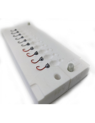 Stone CNC Mold Ice Jig Pelkie Ice Ball 0,3-0,4g 10-cav: 0,3-0,3-0,3-0,3-0,3-0,4-0,4-0,4-0,4-0,4g ID IJ888_10si