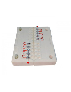 Stone CNC Mold Ice Jig Disk 0,3-0,6g 10-cav: 0,3-0,3-0,3-0,3-0,3-0,6-0,6-0,6-0,6-0,6g ID IJ982_10si 2