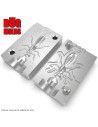 Fishing soft bait mold DragonFly 1 inch model ID B01 from Bugmolds