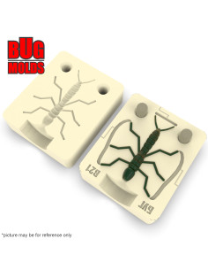 Fishing soft bait mold TinyMayFly 1,5 inch model ID B21 from Bugmolds 2