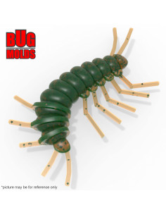 Fishing soft bait mold Gammarus 1 inch model ID B54 from Bugmolds
