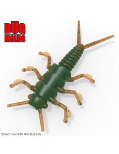Fishing soft bait mold StoneFly 1,6 inch model ID B167 from Bugmolds