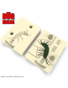 Fishing soft bait mold Gammarus 0,7 inch model ID B184 from Bugmolds 2