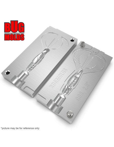Fishing soft bait mold SLRemix 2 inch model ID C04 from Bugmolds