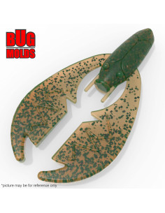 Fishing soft bait mold PacaChunk 3,5 inch model ID C130 from Bugmolds