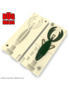 Fishing soft bait mold FightingFrog 3,5 inch model ID C131 from Bugmolds