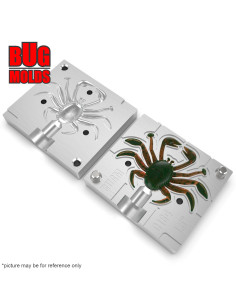 Fishing soft bait mold RockinCrab 1,5 inch model ID C184 from Bugmolds 2