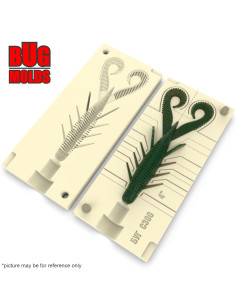 Fishing soft bait mold BoarHogZ 4 inch model ID C300 from Bugmolds 2