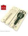 Fishing soft bait mold CrazyLegsChiggerCraw 4,3 inch model ID C313 from Bugmolds