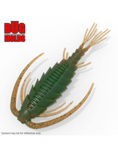 Fishing soft bait mold C-Pod 1,6 inch model ID C327 from Bugmolds
