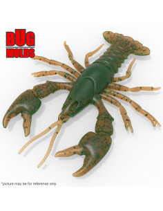 Fishing soft bait mold RealCrayfish 1,5 inch model ID C370 from Bugmolds